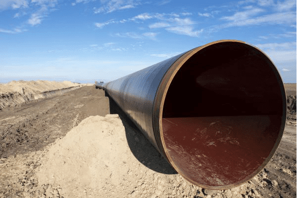 A pipe construction pipeline