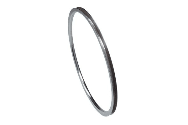 Roll-formed ring for butterfly-valve