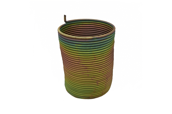 Coil spare part for forming full length pipe